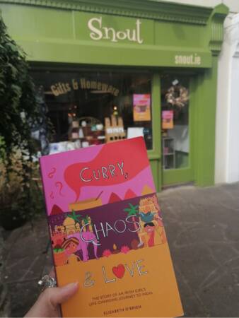 Snout Gifts and Homeware in Ballincollig, Cork, the venue for the book launch party of my memoir Curry Chaos and Love - the story of an Irish girl's life-changing journey to India by Elizabeth O'Brien