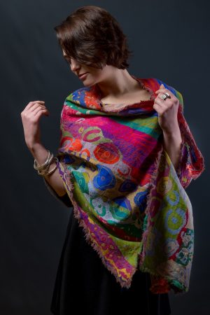 Pure Merino Wool Shawl by Caraliza Designs