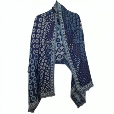 Kandinsky Merino Wool Shawl by Caraliza Designs