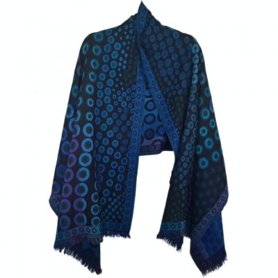 Kandinsky Merino Wool Shawl by Caraliza Designs