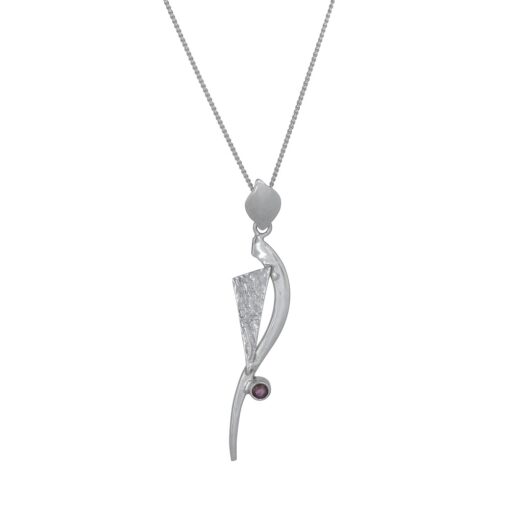 Chase Your Dreams Smoky Topaz Pendant Irish jewellery ethically handcrafted in sterling silver by Caraliza Designs